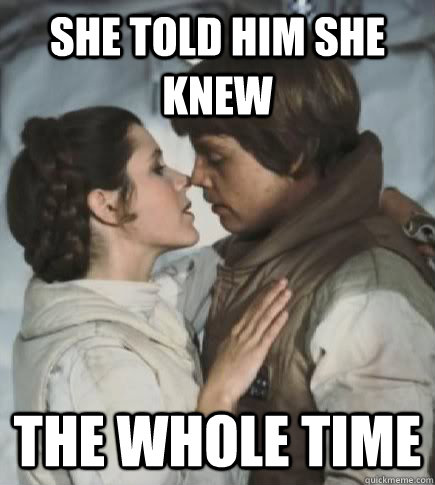 she told him she knew the whole time  Incest win