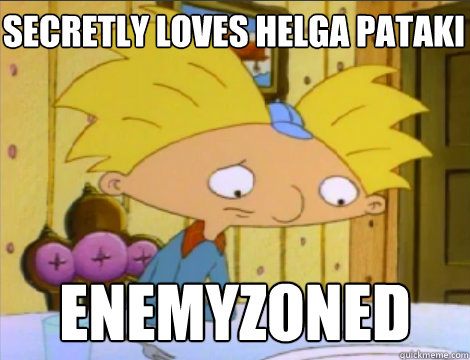 secretly Loves Helga Pataki Enemyzoned  