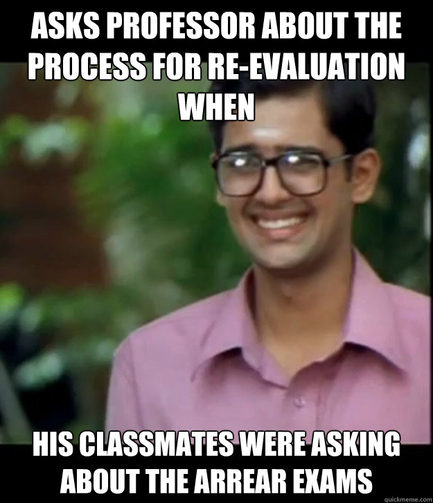 ASKS PROFESSOR about the process for re-evaluation when his classmates were asking about the Arrear exams - ASKS PROFESSOR about the process for re-evaluation when his classmates were asking about the Arrear exams  Smart Iyer boy