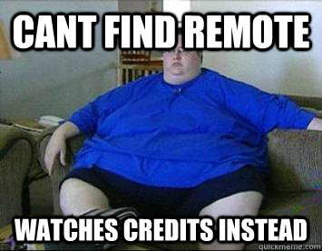 Cant find remote Watches credits instead - Cant find remote Watches credits instead  Lazy Larry