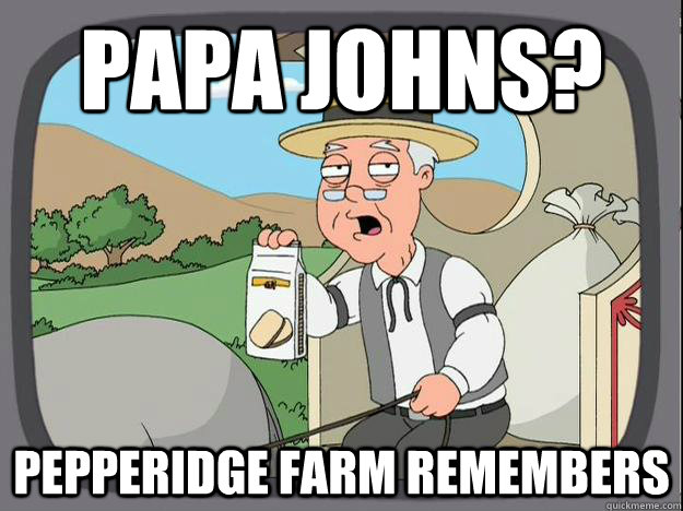 Papa Johns? Pepperidge Farm Remembers - Papa Johns? Pepperidge Farm Remembers  History Channel Pepperidge Farm