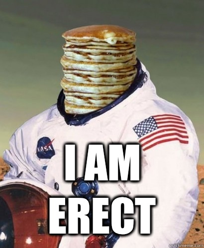  I am erect  