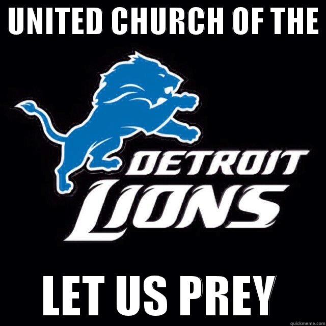 United Church Of The Detroit Lions -  UNITED CHURCH OF THE  LET US PREY Misc