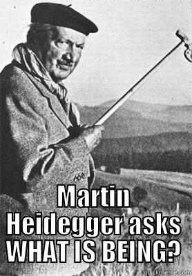  MARTIN HEIDEGGER ASKS WHAT IS BEING? Misc