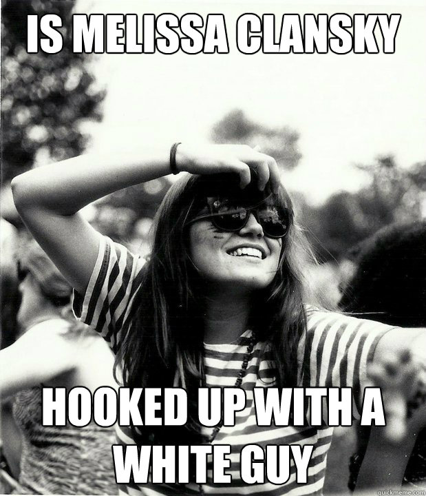 is melissa clansky hooked up with a white guy  Georgetown Hipster