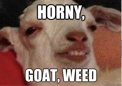 HORNY, GOAT, WEED  