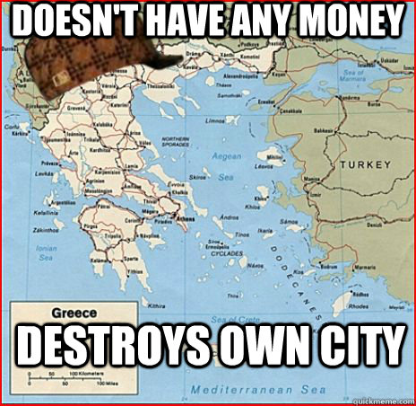 Doesn't Have Any money Destroys own City  