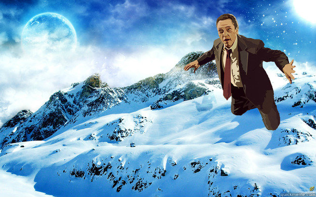   -    walken in a winter wonderland