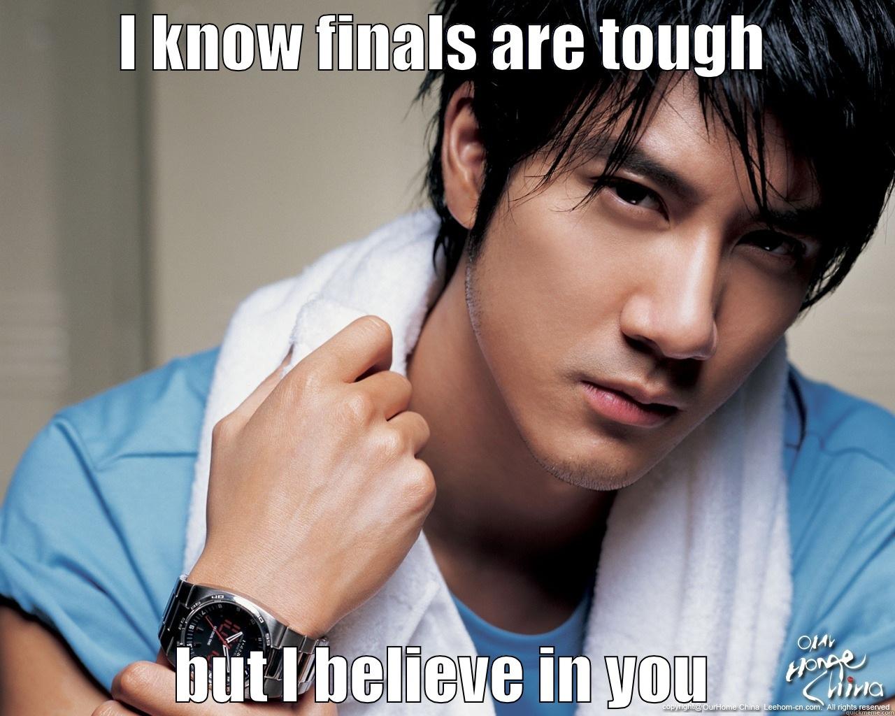 Leehom Wang - I KNOW FINALS ARE TOUGH BUT I BELIEVE IN YOU Misc