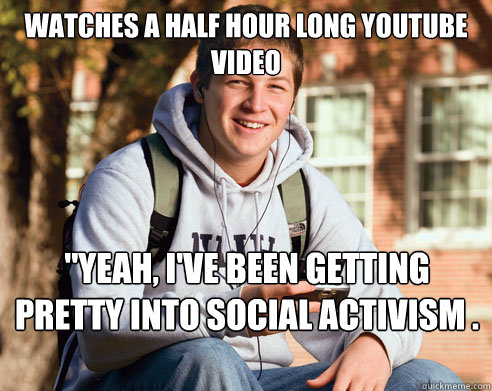 Watches a half hour long youtube video 