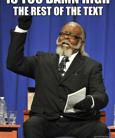 the rest of the text is too damn high  Rent Is Too Damn High Guy