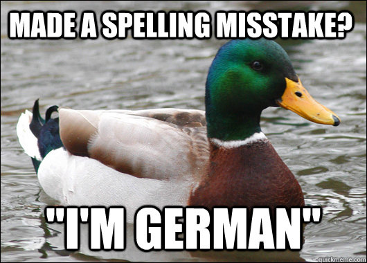 Made a spelling misstake? 