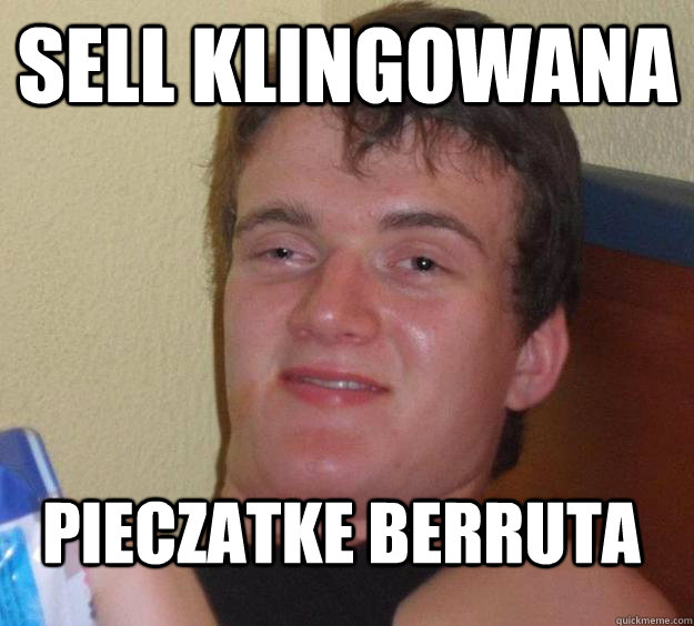 sell klingowana pieczatke berruta  10 Guy