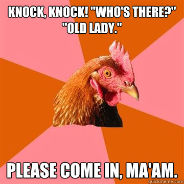 Knock, knock! 