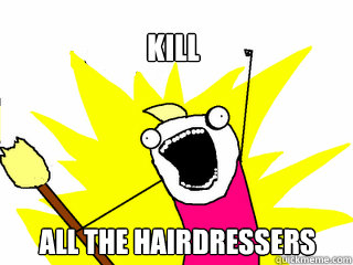 KILL ALL THE HAIRDRESSERS  All The Things