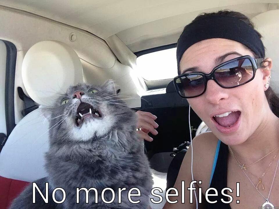 No more selfies! -  NO MORE SELFIES! Misc