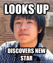 Looks Up discovers new star - Looks Up discovers new star  Typical Asian