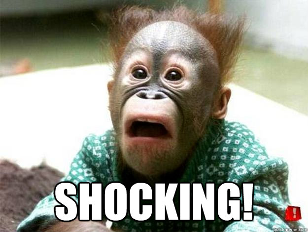 SHOCKING! - SHOCKING!  SHOCKING MONKEY