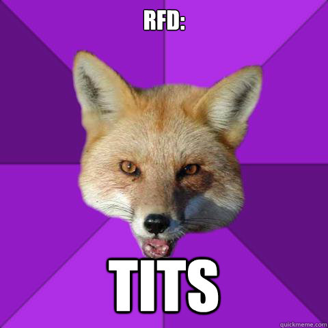 rfd: tits  Forensics Fox