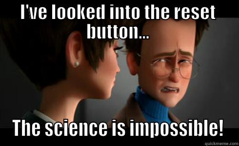 Bernard the nerd - I'VE LOOKED INTO THE RESET BUTTON... THE SCIENCE IS IMPOSSIBLE! Misc