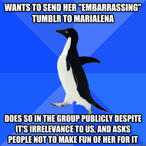 Wants to send her 