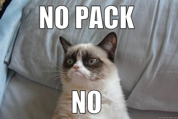 NO PACK NO Grumpy Cat