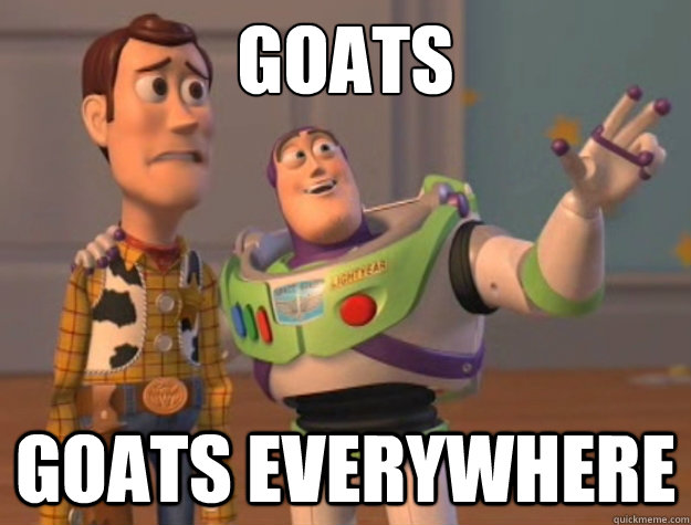 GOATS GOATS EVERYWHERE  Toy Story