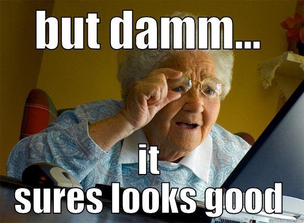 BUT DAMM... IT SURES LOOKS GOOD Grandma finds the Internet
