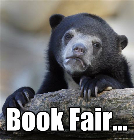  Book Fair...  Confession Bear