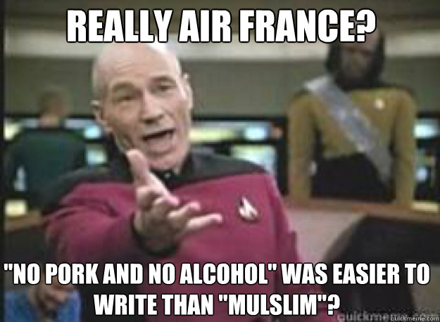 Really Air France? 