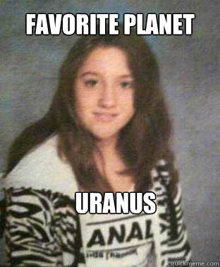 favorite planet uranus  