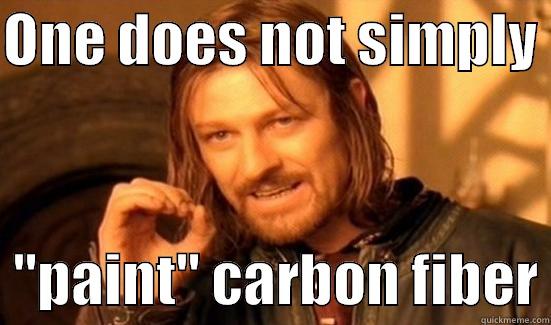 ONE DOES NOT SIMPLY    