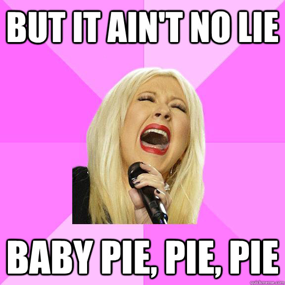 but It ain't no lie Baby Pie, pie, pie  Wrong Lyrics Christina