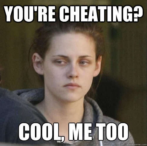 You're cheating? Cool, Me too - You're cheating? Cool, Me too  Underly Attached Girlfriend