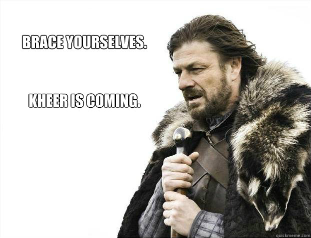 Brace yourselves.


kheer is coming. - Brace yourselves.


kheer is coming.  Brace yourself - muslim claims