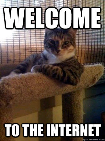 WELCOME to the internet - WELCOME to the internet  The Most Interesting Cat in the World