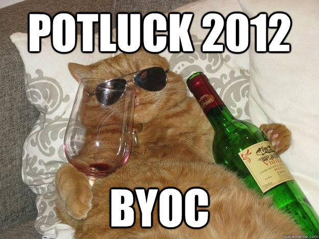 potluck 2012 BYOC  Party Cat