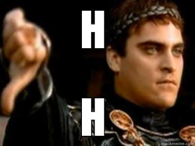 H H Downvoting Roman