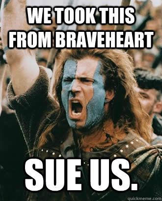 we took this from braveheart sue us.  SOPA Opposer