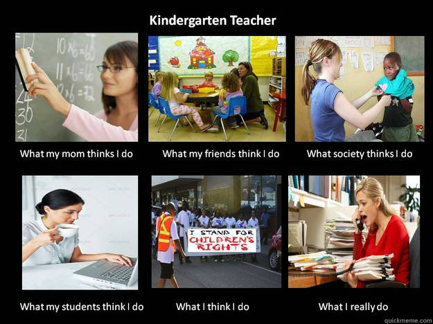   -    Kindergarten teacher - What I really do