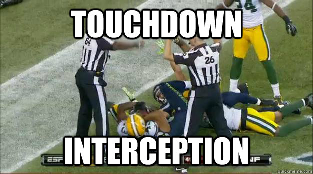 TOUCHDOWN INTERCEPTION - TOUCHDOWN INTERCEPTION  Replacement Referee