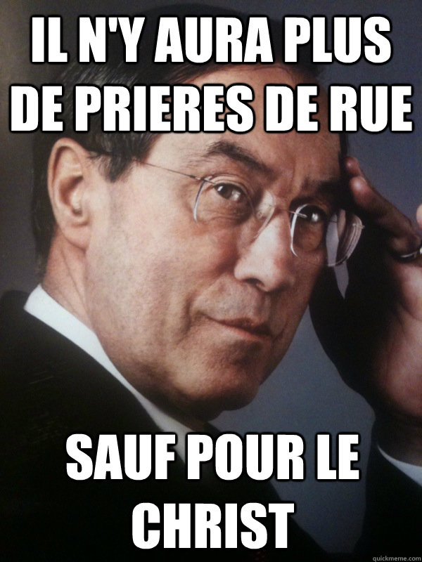 Il n'y aura plus de prieres de rue Sauf pour le christ  FNUMP