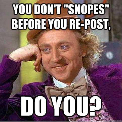 you don't 
