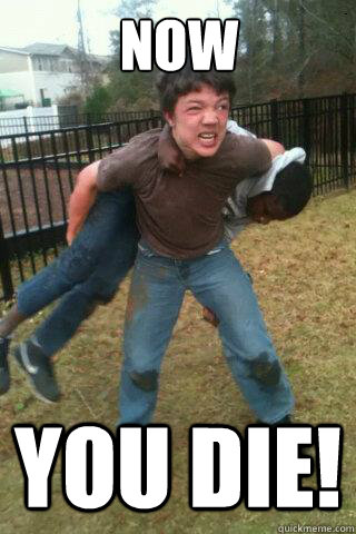 Now You die!  Nigger Killer