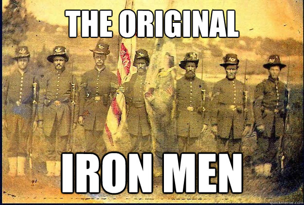 The Original Iron Men  Civil War meme