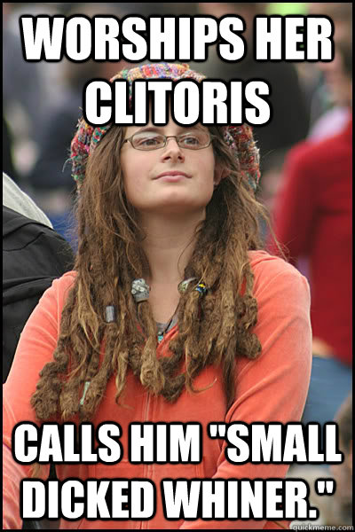 worships her clitoris Calls him 