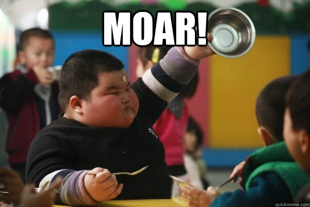 MOAR!  - MOAR!   moar fat chinese kid