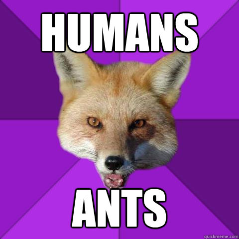 Humans ants    Forensics Fox