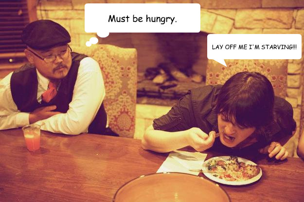 Must be hungry. LAY OFF ME I'M STARVING!!! - Must be hungry. LAY OFF ME I'M STARVING!!!  hungry nick