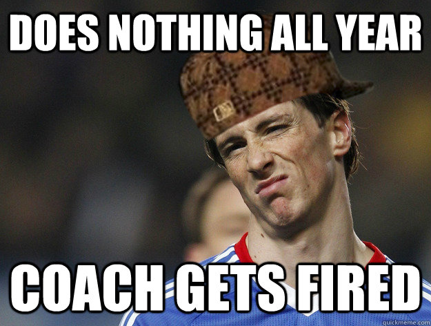 does nothing all year coach gets fired  